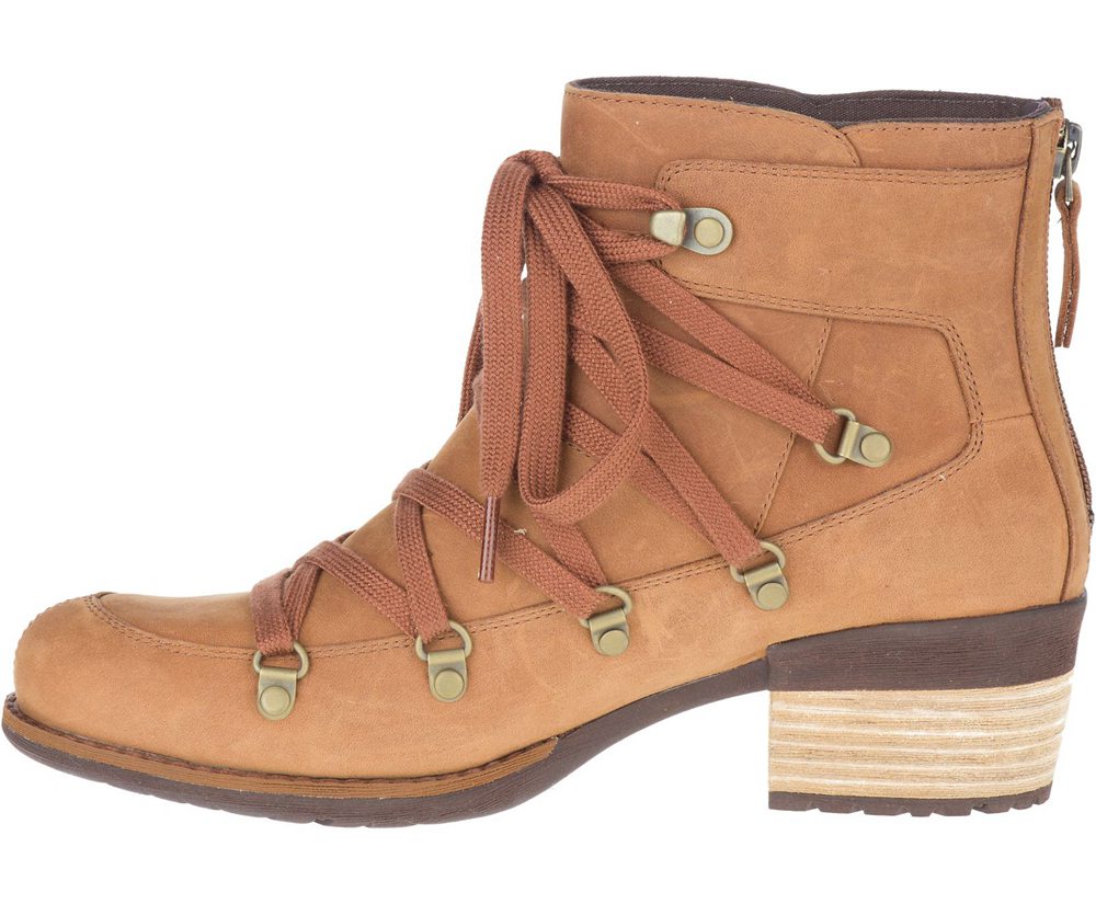 Merrell Boots Khaki - Shiloh II - Womens 21CXFDVEB